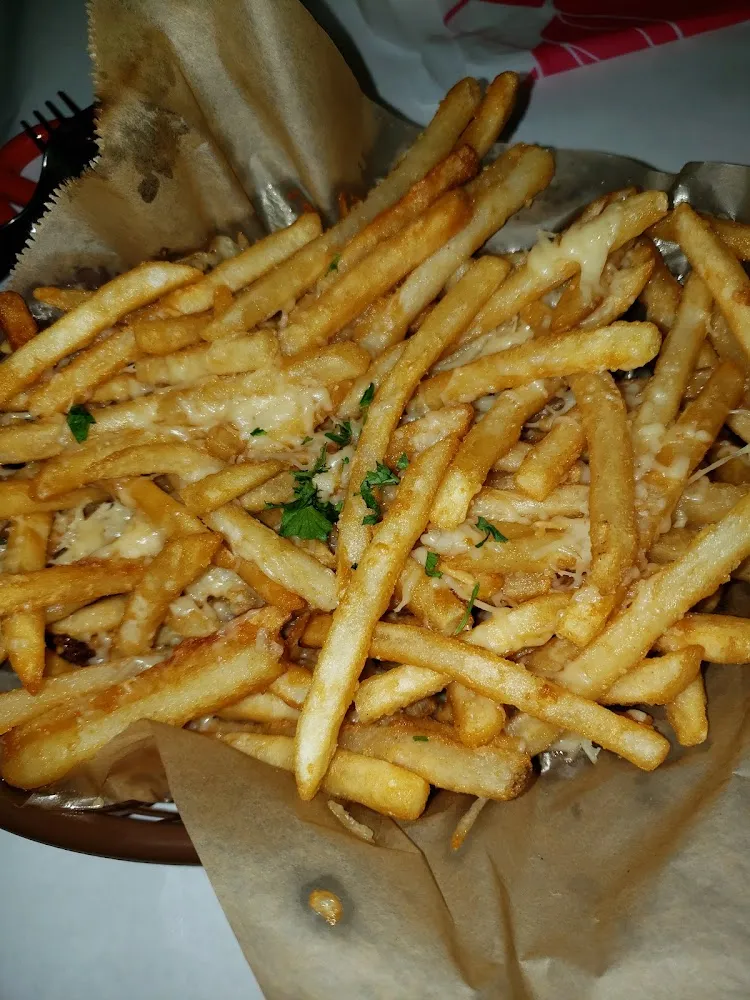 Garlic Fries with Cheese